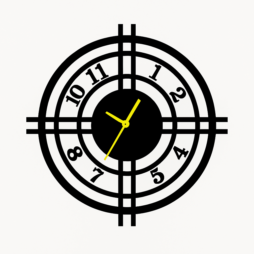 SteelNest Decorative Wall Clock for Home & Office - Image 3