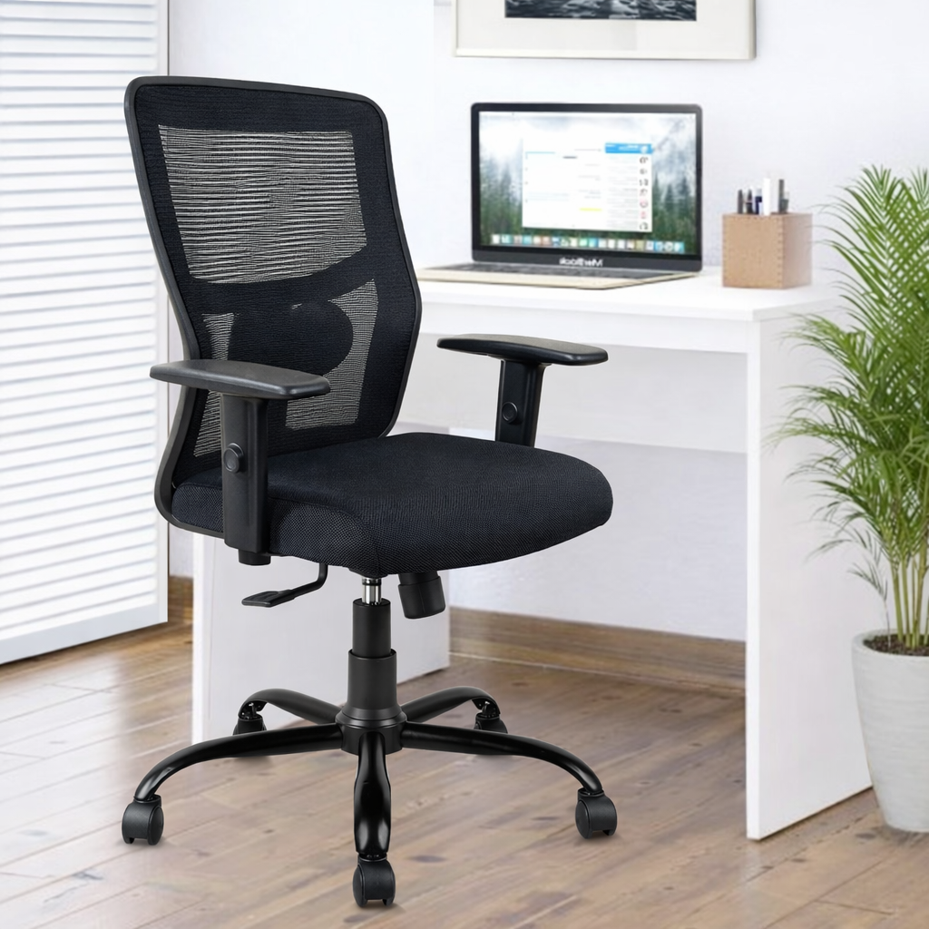 SteelNest Mesh Office Chair with Breathable Back