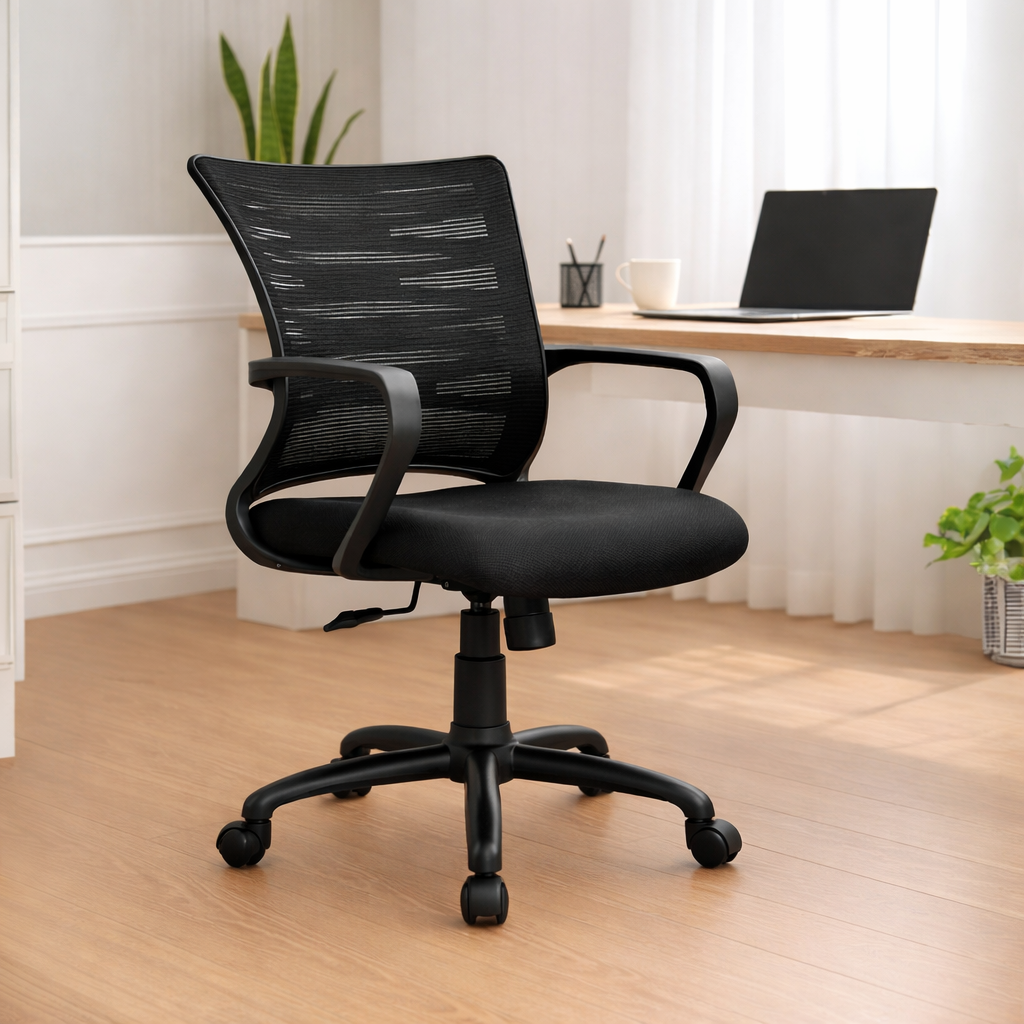 SteelNest Mesh Revolving Chair