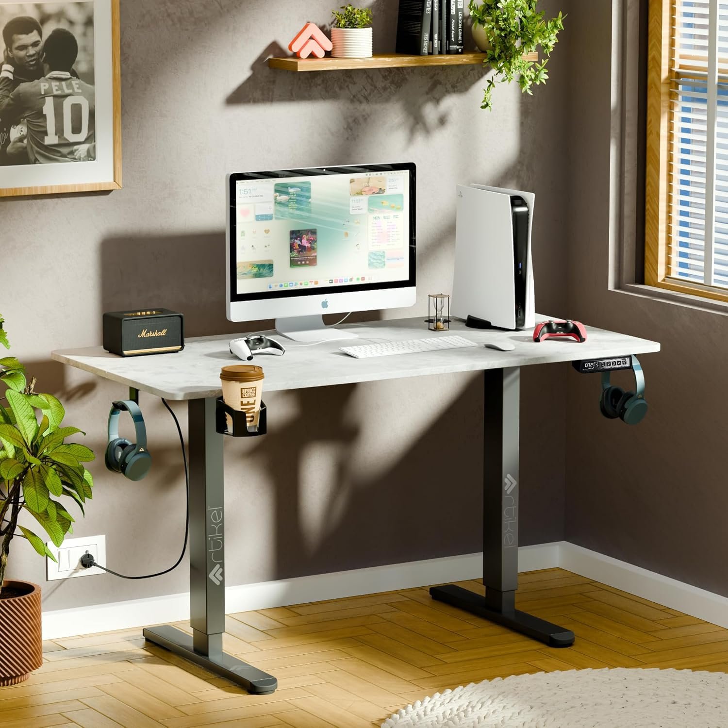 SteelNest Premium Electric Height Adjustable Standing Desk - Image 3