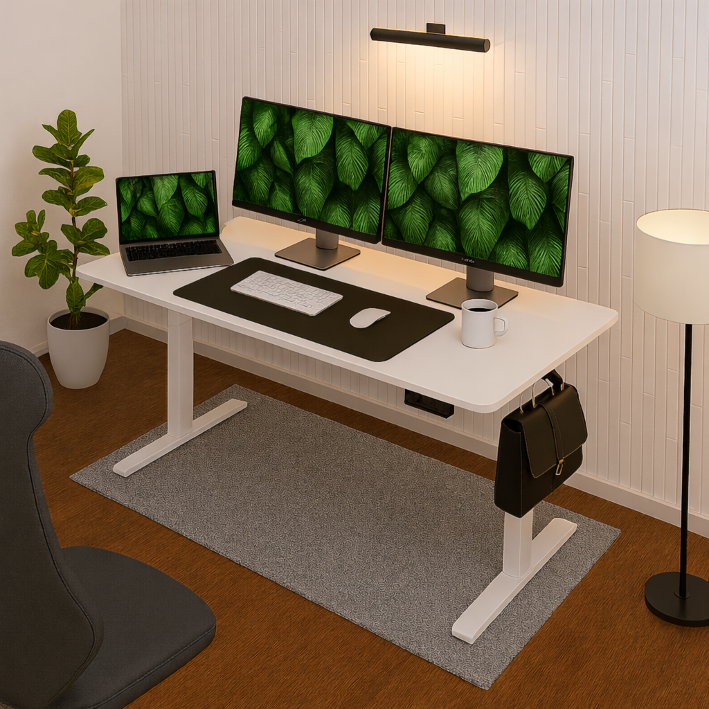 SteelNest Premium Electric Height Adjustable Standing Desk